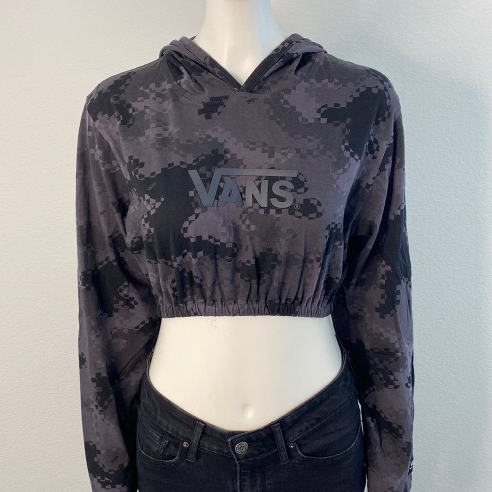 VANS long sleeve crop top
